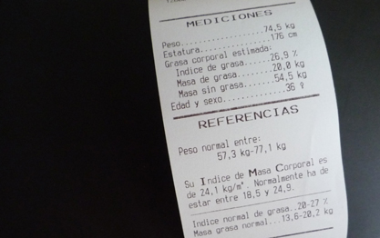 CONTROL DEL PESO Peso báscula en Aparici Farmacia